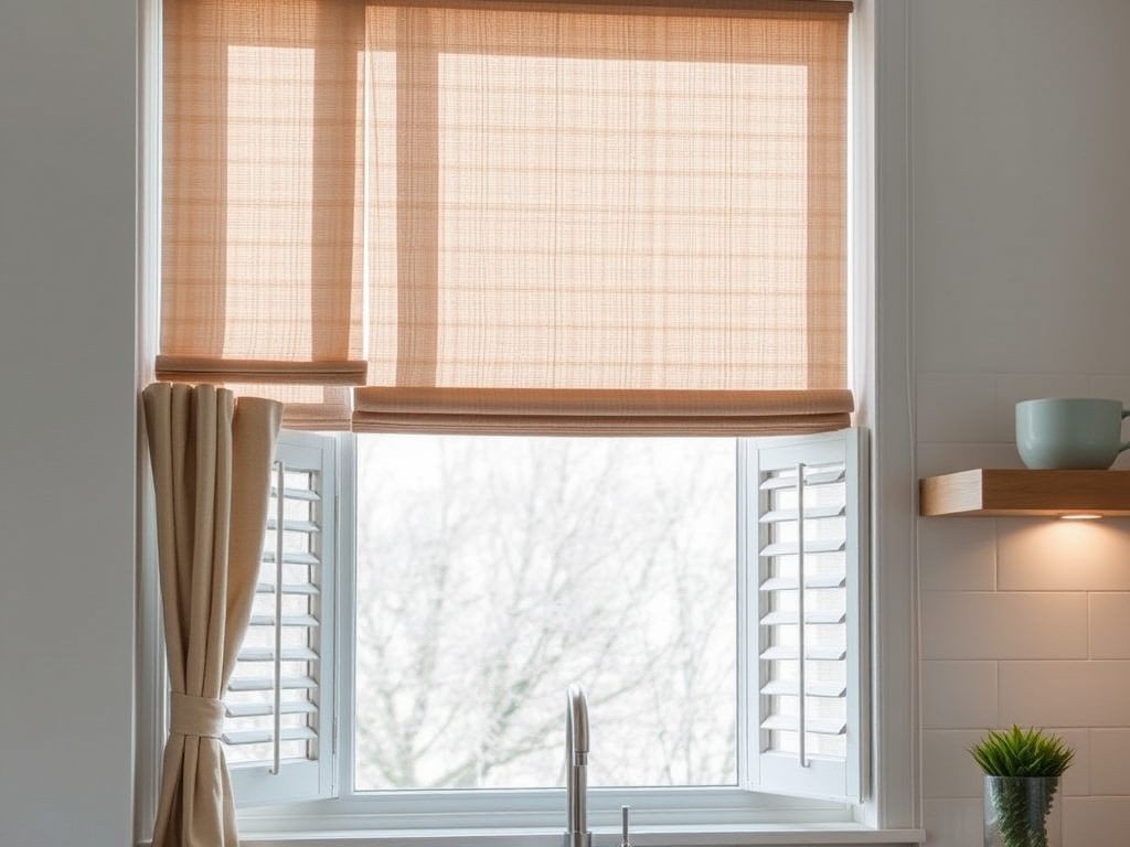 Osłony okienne do kuchni: wybór materiałów i typów odpornych na wilgoć, tłuszcz i codzienne użytkowanie
